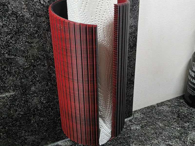 Küchenpapier Spender für Ikea Skadis u. Kleben