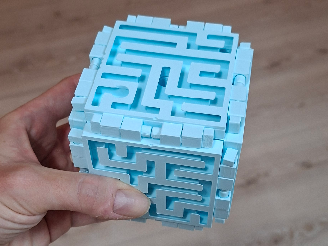 The Hidden Maze Cube – Expandable 3D Marble Puzzle - 1