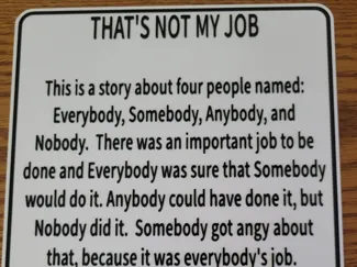 not my job a story of four people