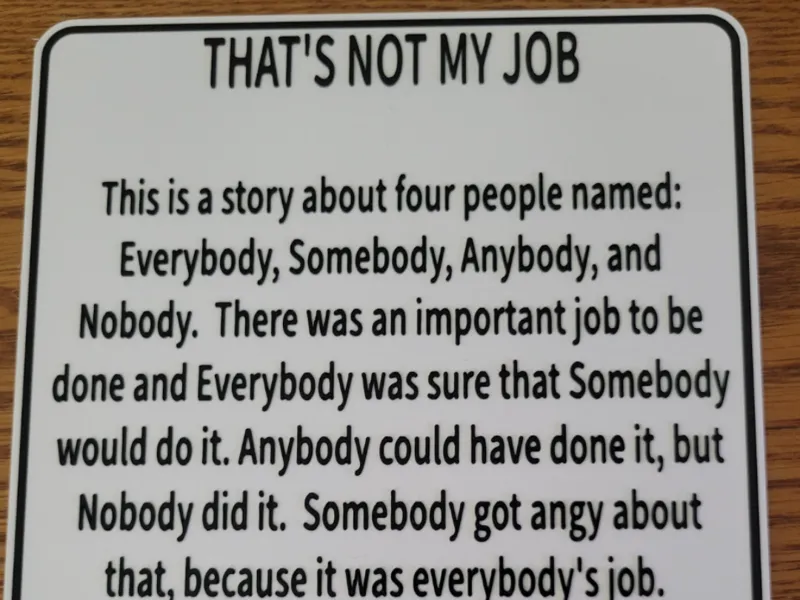 not my job a story of four people