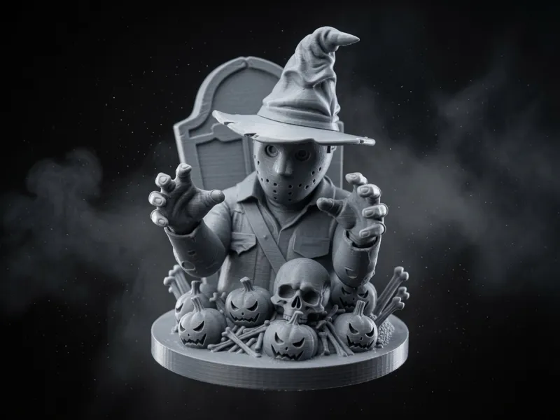 Jason Voorhees Halloween Statue