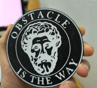 Stoic coaster - Obstacle is the way