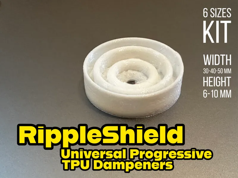 Universal Progressive TPU Dampeners (6 Sizes Kit)