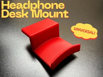 Universal Headphone Desk Mount