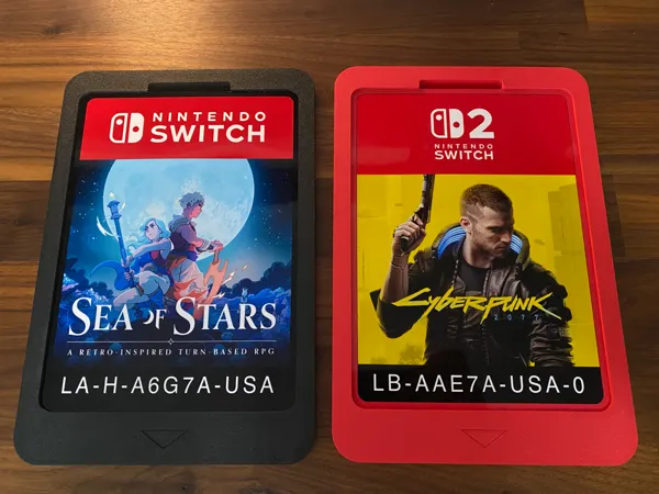 Cartouches de jeu décoratives grand format