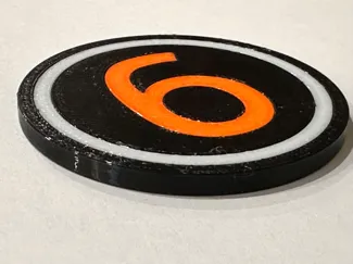 6-7 67 disc chip coin