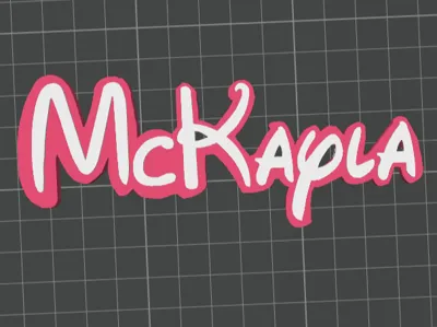 McKayla Disney Name Sign
