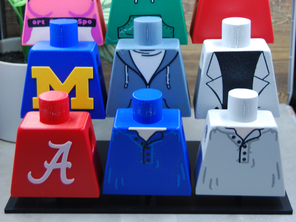 500% Brick Torso Organizer | Display Rack 