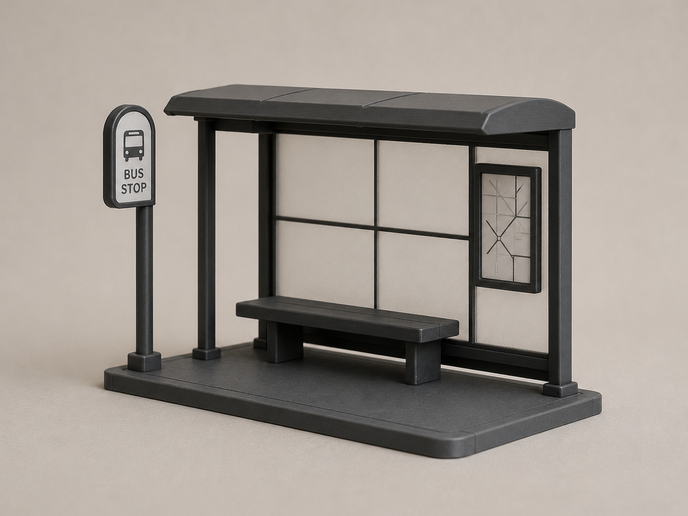Modern Bus Stop