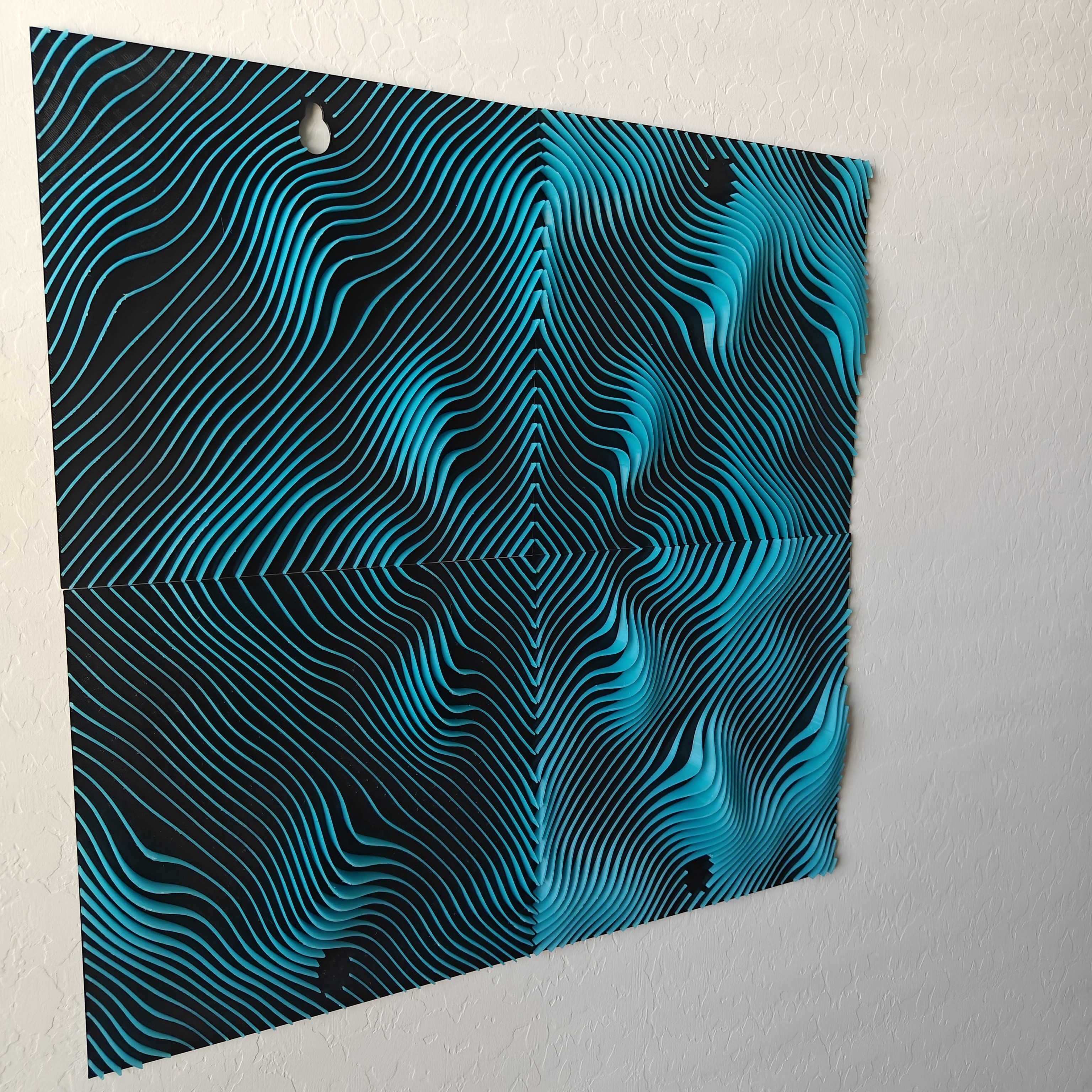 Miniatura 2 do modelo 3D Mindful Waves Wallart