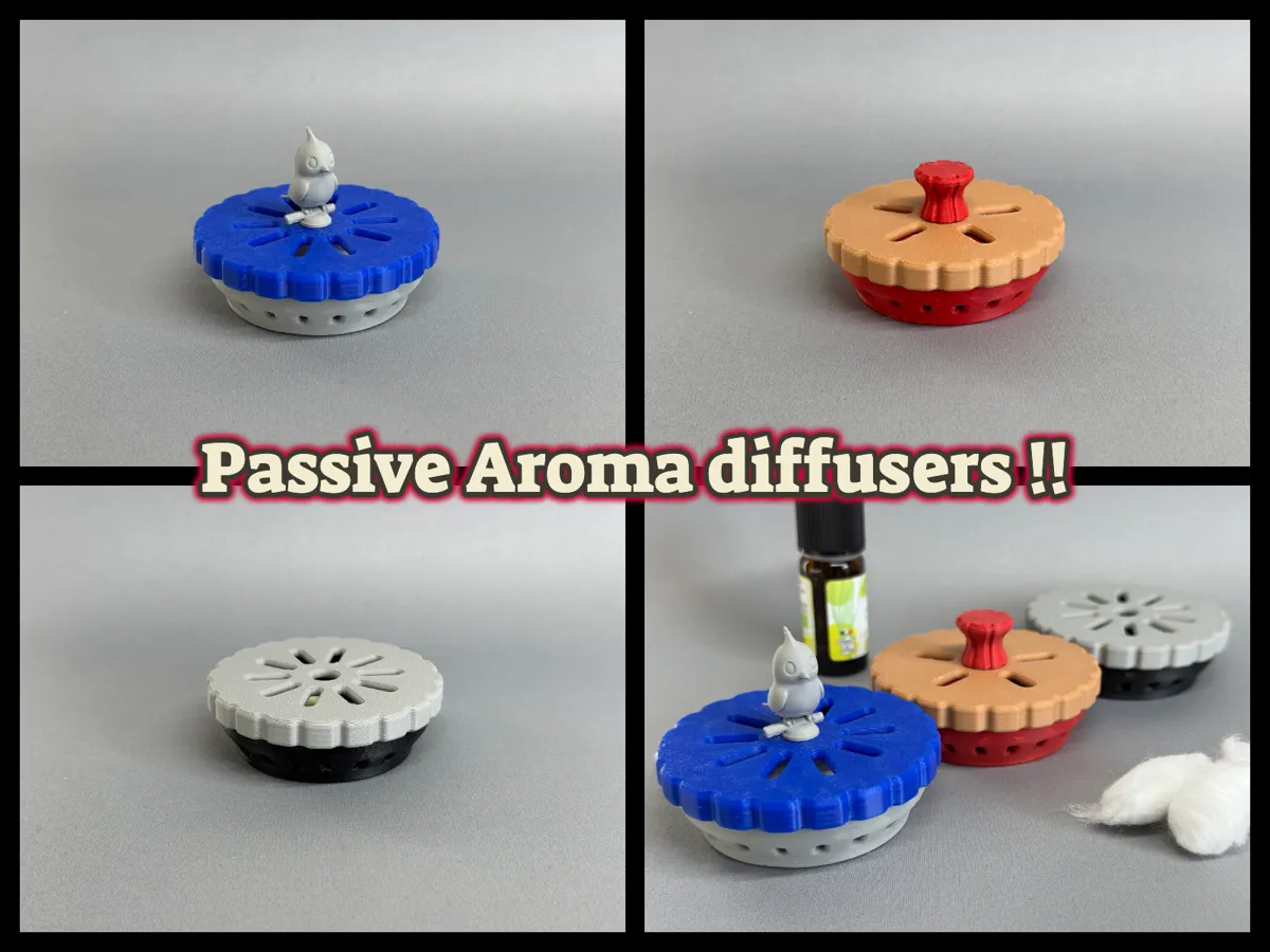 Essential Oil Diffusers - Free 3D Print Model - MakerWorld