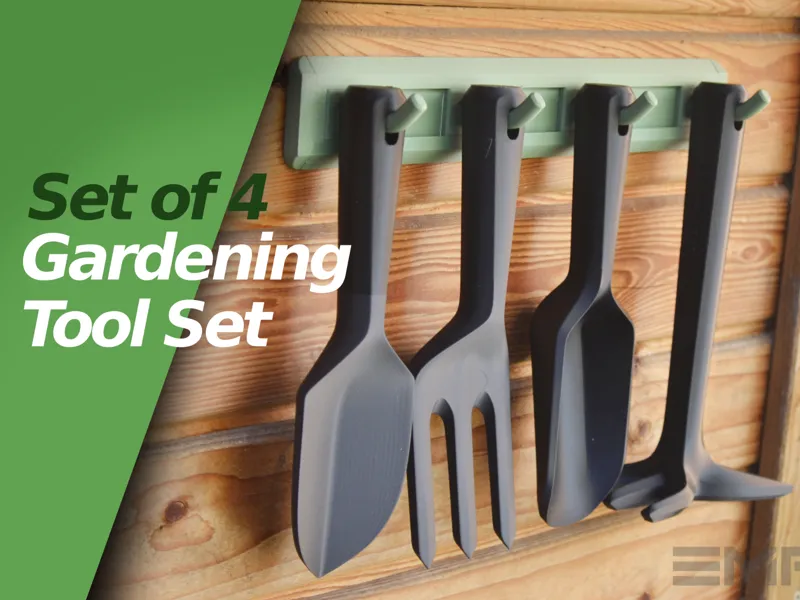 Gardening Tool-Set &amp; Wall Mount