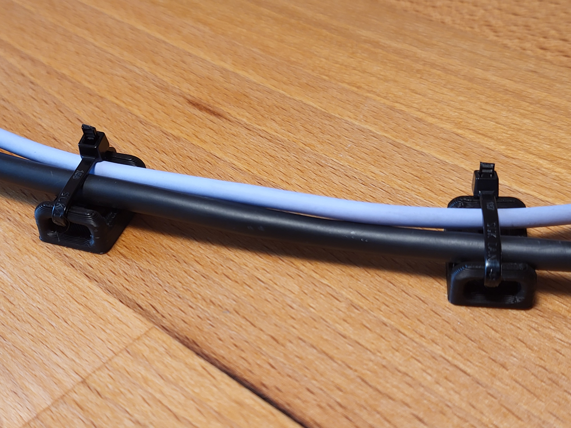 Zip tie cable mount 