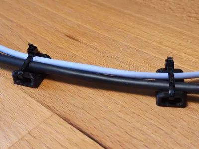 Zip tie cable mount 