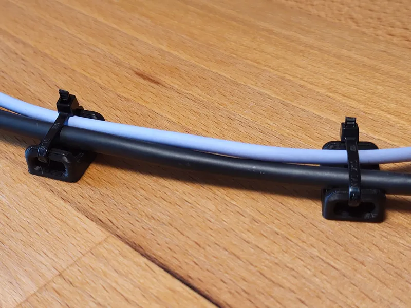 Zip tie cable mount 