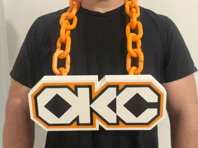 OKC Thunder Hype Chain Pendant