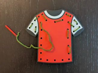 Stickbild für Kinder zum spielerischen Lernen