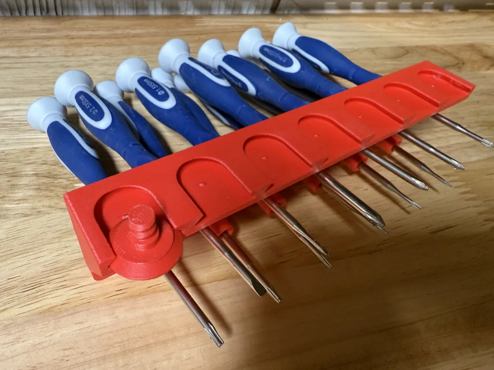 Mini Screwdriver Multiboard Slotted Holder - Free 3D Print Model ...