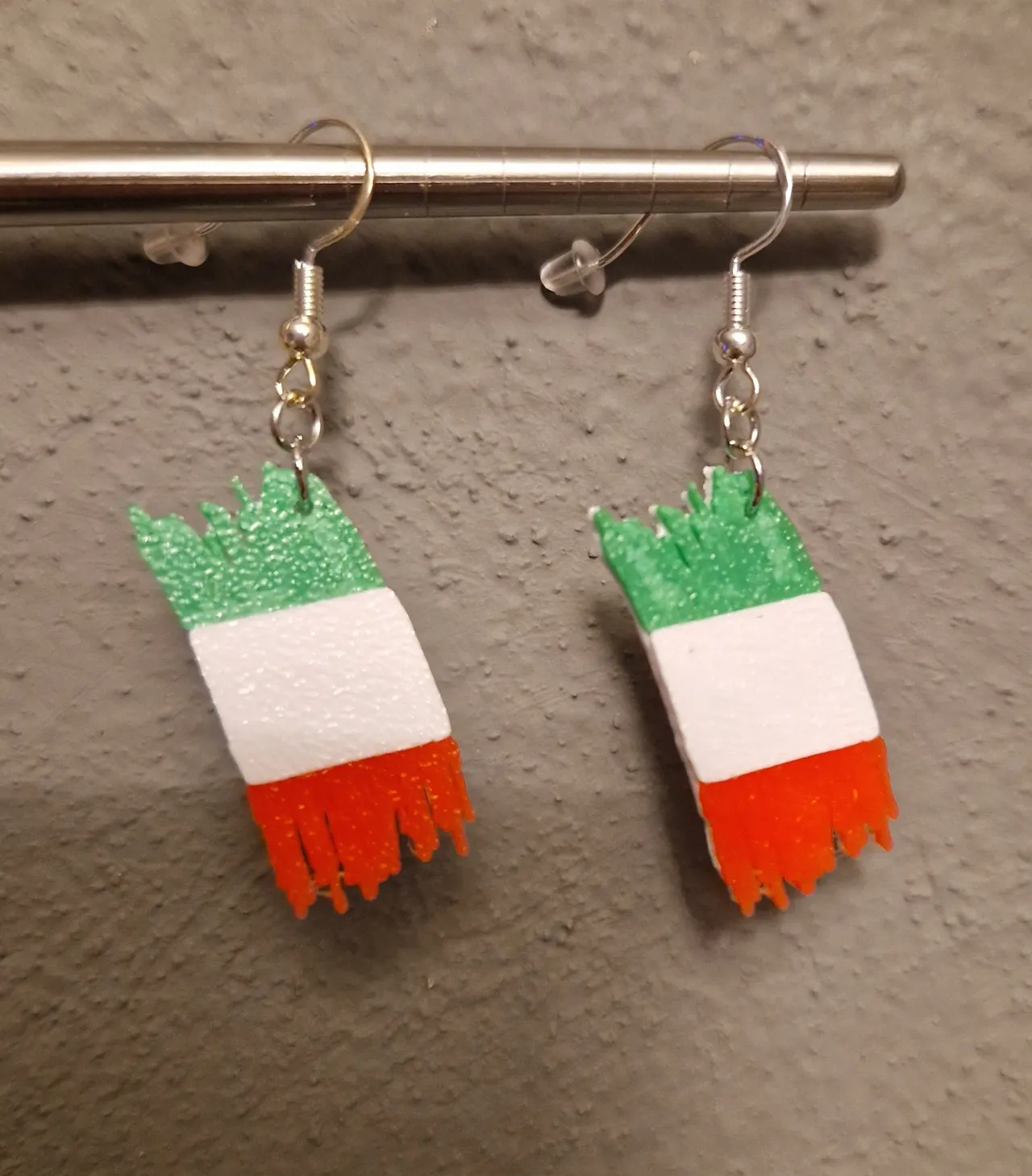 Orecchini Bandiera Italiana view 2
