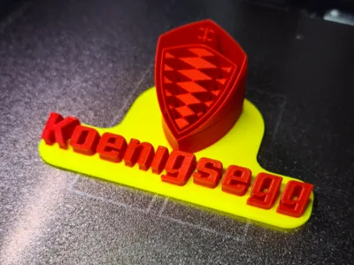 Koenigsegg Car Logo Stand