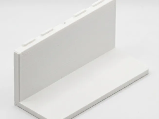 worby 1x2 Horizontal Parametric Shelf Fixed Bottom