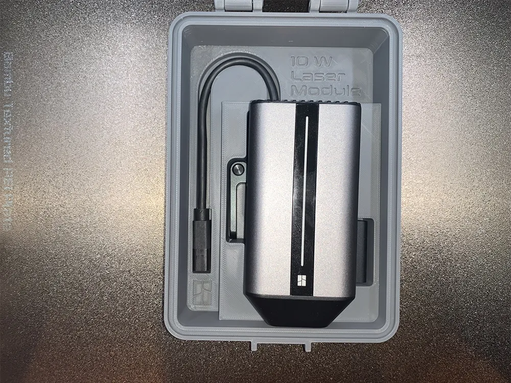 Insert for H2S 10W Laser Module (+Box) - Free 3D Print Model - MakerWorld