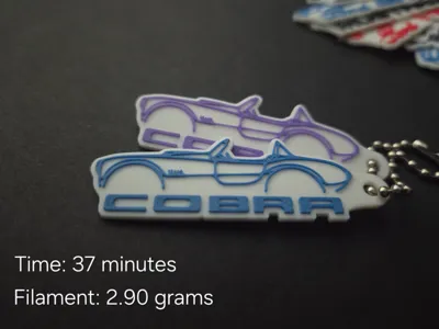 1965 Shelby Cobra keychain