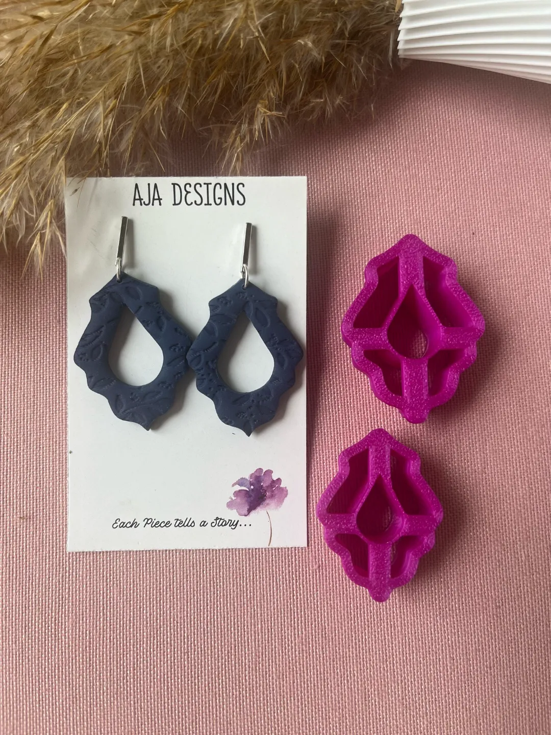 Polymer Clay Earring Mold 41 view 2