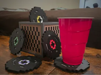 Minecraft Music Disc Coasters
