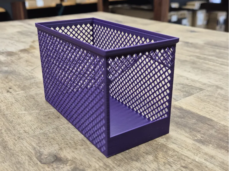 Lightweight Stackable Container with Label Plate