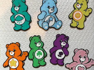 7 Magnet Bisounours / Care bears 