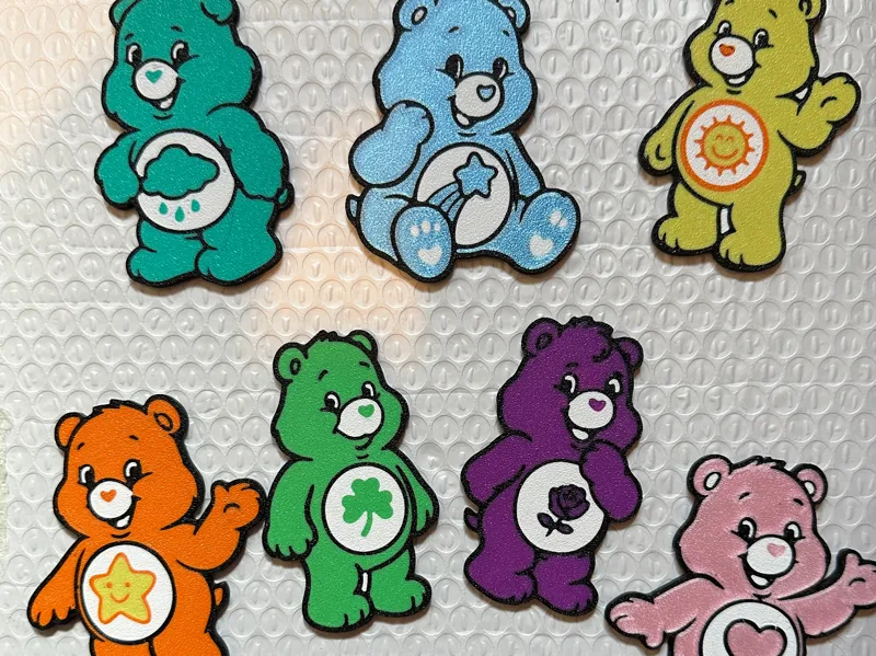 7 Magnet Bisounours / Care bears 