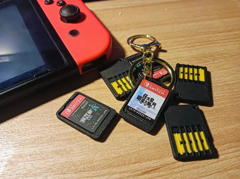Switch cartridge keychain