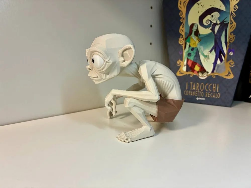 Koleksiyonluk Gollum Biblo Dekoratif Süs Özel Tasarım
