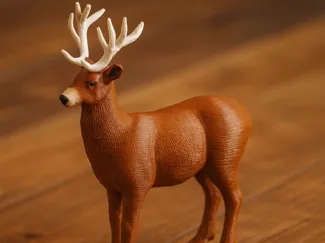 Deer Figurine Christmas AMS realistic Gift deko