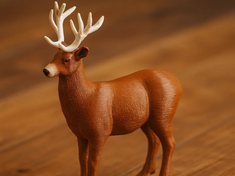 Deer Figurine Christmas AMS realistic Gift deko