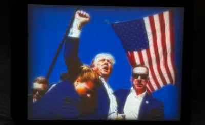 Trump Fight Lithophane