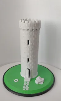Tour isolée low poly — photo 1