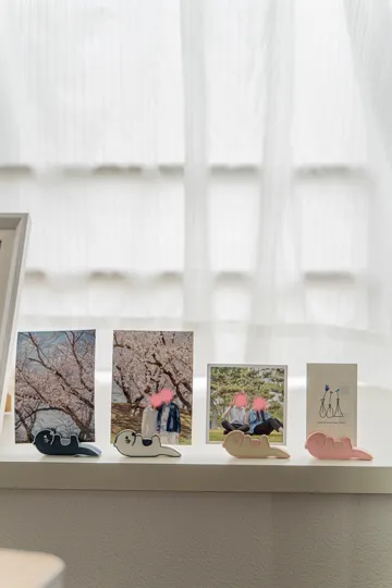 Soporte: Otter NameCard&PhotoStand|Cute Animal Photo Holder — vista de referencia 3