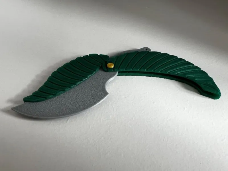 Foldable Knife - Leaf Knife Design
