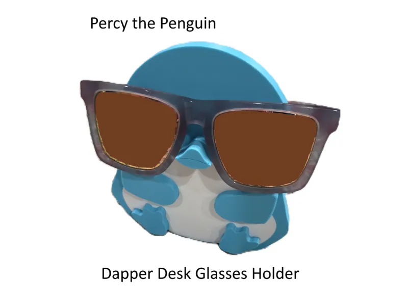 Percy the Penguin – Dapper Desk Glasses Holder
