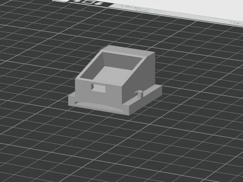 GPS mount attached to a battery