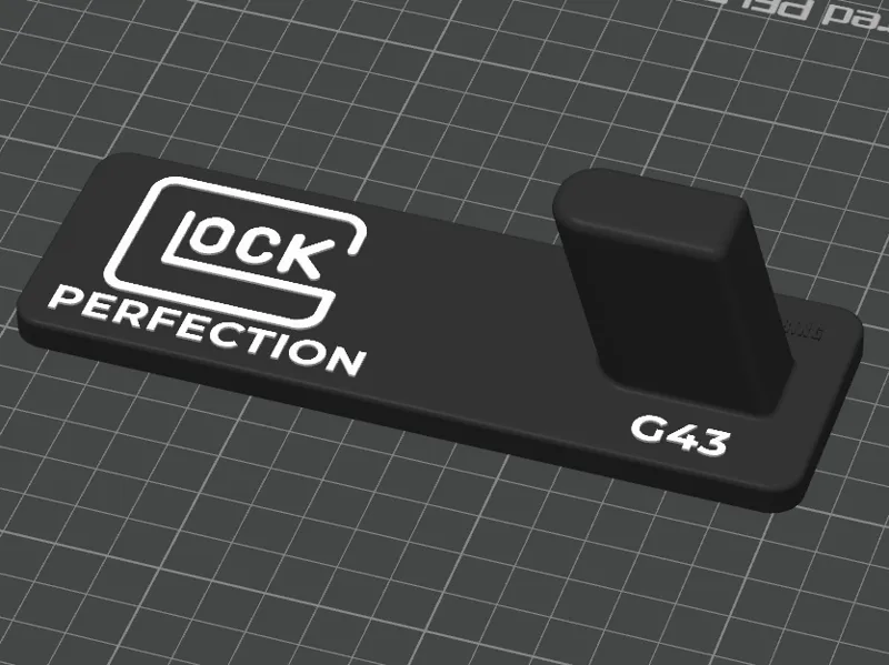 Glock 43 display stand