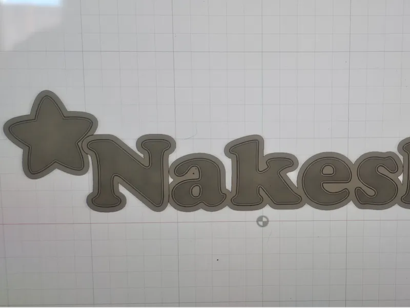 Nombre personalizado Nalesha con estrellas, Led