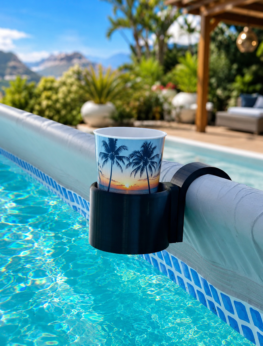 Miniatura 2 do modelo 3D Pool cup holder