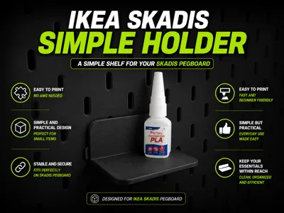 Ikea Skadis Simple Holder