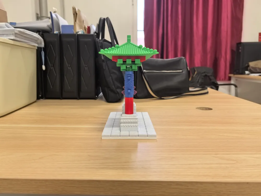 Simple Dougong Model Making Jimenguli Archway Mortise and Tenon Dougong Bricks - Free 3D Print ...