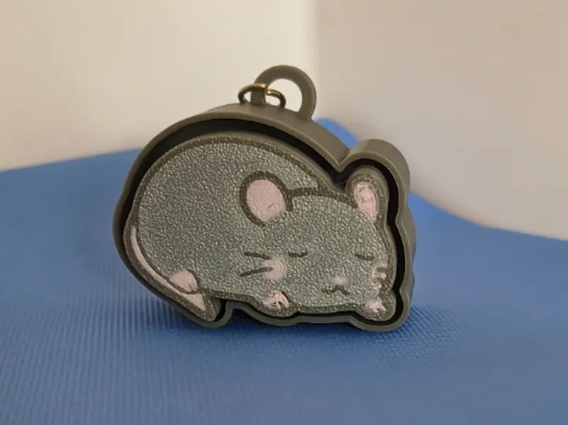 Rat  Fidget Clicker Keychains