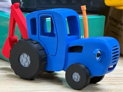 Blue tractor - Синий трактор
