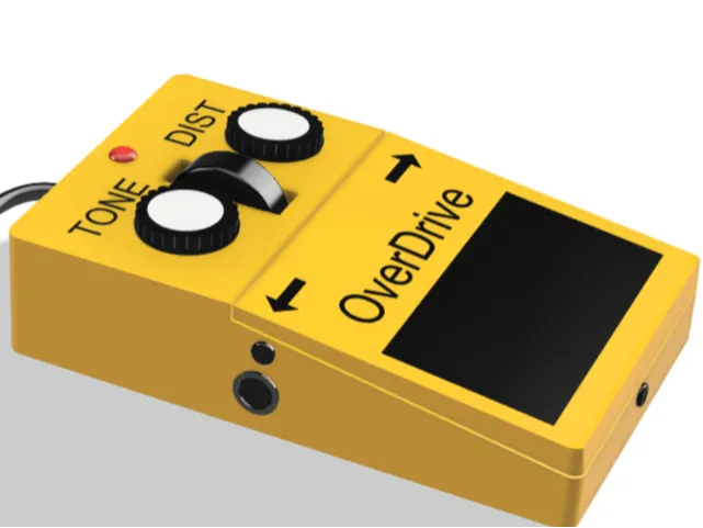 Mouse cover Boss OD guitar pedal